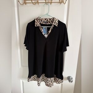 Adrianna Papell Animal print Top